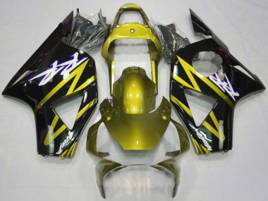 Acheter Carénages Moto Honda CBR954RR 2002-2003 - Electric Jaune Noir Brillant