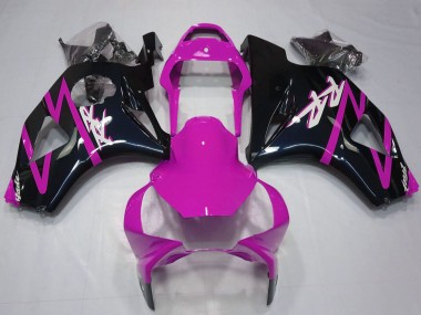 Acheter Kits Carénage Moto ABS Honda CBR954RR 2002-2003 - Rose Noir Brillant