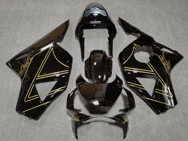 Acheter Carénages Moto Honda CBR954RR 2002-2003 - Noir Brillant Or