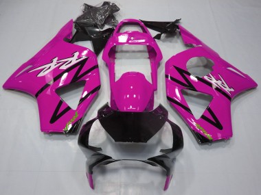 Acheter Kits Carénage Moto Honda CBR954RR 2002-2003 - Rose Noir Brillant