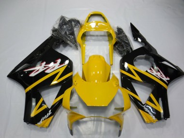 Acheter Carénages Moto Honda CBR954RR 2002-2003 - Jaune Noir Brillant