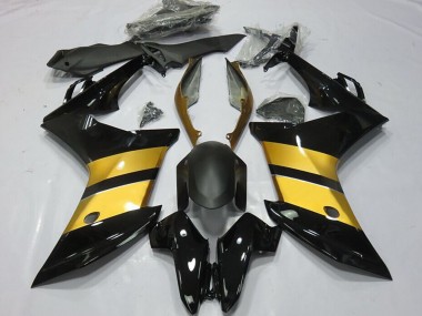 Acheter Carénages Moto Honda CBR600F 2011-2013 - Or Noir Brillant CBR Design