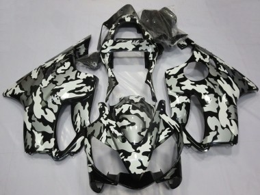 Acheter Carénages Moto Honda CBR600 F4i 2001-2003 - Blanc Gris Noir Camouflage