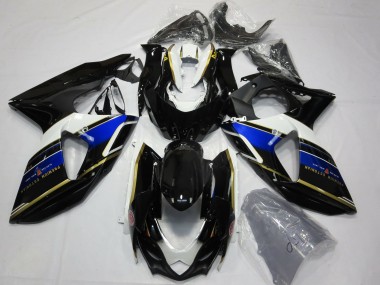 Acheter Carénages Moto Suzuki GSXR 1000 2009-2016 - Bleu Blanc Or Noir
