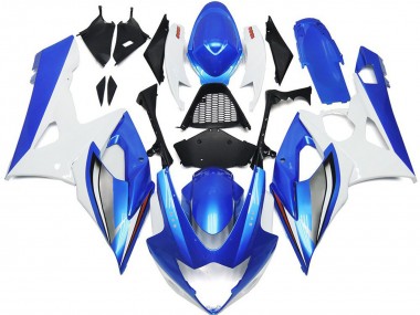 Acheter Carénages Moto Suzuki GSXR 1000 2005-2006 - Blanc Bleu