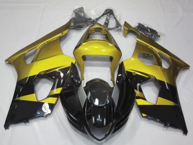 Acheter Carénages Moto Suzuki GSXR 1000 2003-2004 - Jaune Noir Brillant