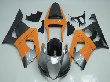 Acheter Carénages Moto Suzuki GSXR 1000 2003-2004 - Or Clairange Argent Noir