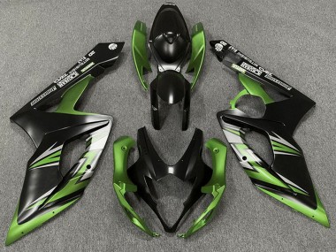 Acheter Carénage Moto Suzuki GSXR 1000 2005-2006 - Noir Mat Vert