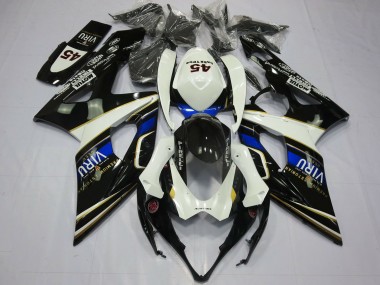Acheter Carénages Moto Suzuki GSXR 1000 2005-2006 - Blanc Bleu Noir Jaune Viru