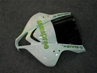 Acheter Carénage Moto Honda CBR600RR 2007-2008 - Blanc Vert Noir Brillant Hannspree