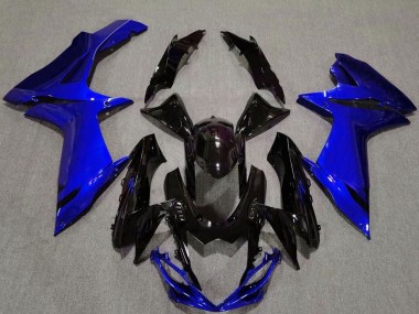 Acheter Carénage Moto Suzuki GSXR 600 / GSXR 750 2011-2024 - Bleu Noir Brillant