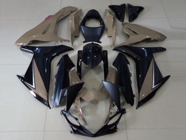 Acheter Carénages Moto Suzuki GSXR 600 / GSXR 750 2011-2024 - Gris Noir Brillant Noir Mat
