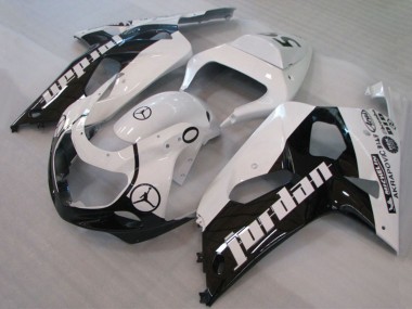 Acheter Carénages Moto Suzuki GSXR 600 / GSXR 750 2001-2003 - Blanc Noir Brillant Jordan Michelin