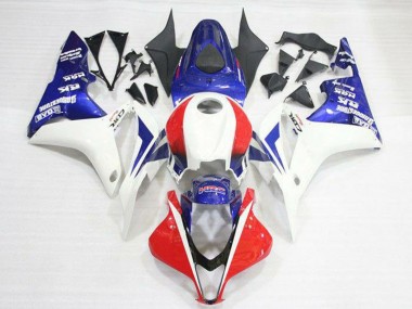 Acheter Kits Carénage Moto Honda CBR600RR 2007-2008 - Blanc Rouge Bleu HRC