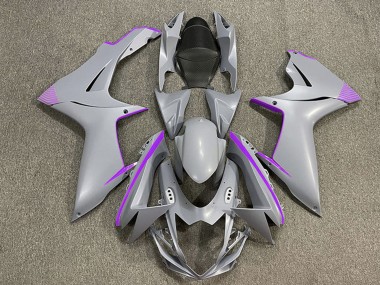 Acheter Carénages Moto Suzuki GSXR 600 / GSXR 750 2011-2024 - Nardo Gris Mat Violet Accents