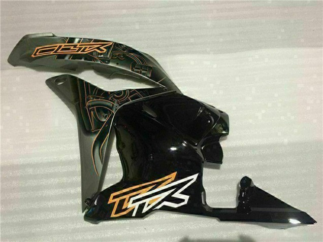 Carénages Moto Honda CBR600RR 2009-2012 - Blanc Orange Noir Brillant