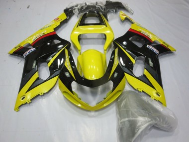 Acheter Carénages Moto Suzuki GSXR 600 / GSXR 750 2001-2003 - Jaune Gris Noir Brillant