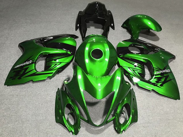 Carénage Moto Suzuki GSXR 1300 2008-2020 - Vert Brillant Noir