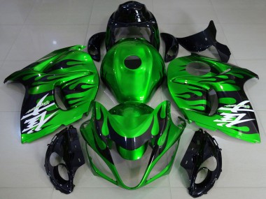 Acheter Carénages Moto Suzuki GSXR 1300 2008-2020 - Vert Brillant Noir