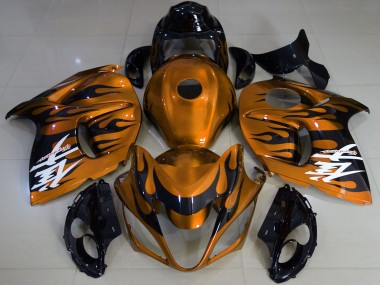 Acheter Carénages Moto Suzuki GSXR 1300 2008-2020 - Orange Brillant Noir