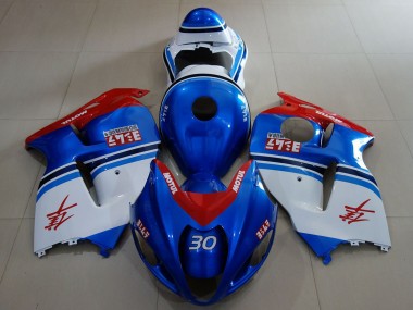 Acheter Carénages Moto Suzuki GSXR 1300 1996-2007 - Bleu Blanc Rouge