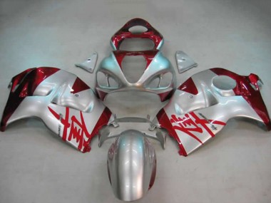 Acheter Carénages Moto Suzuki GSXR 1300 1996-2007 - Argent Rouge