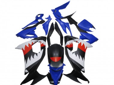 Acheter Carénages Moto Kawasaki ZX10R 2008-2010 - Bleu Noir Blanc Rouge Requin