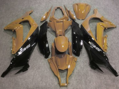 Acheter Carénages Moto Kawasaki ZX10R 2016-2020 - Bronzage du Désert Noir Brillant