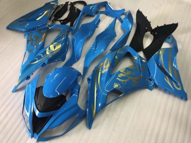 Acheter Carénages Moto Kawasaki ZX10R 2016-2020 - Bleu Or