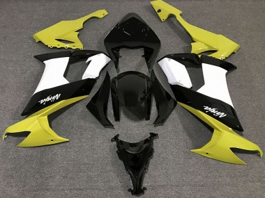Acheter Carénages Moto Kawasaki ZX10R 2008-2010 - Jaune Brillant Noir Blanc