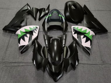 Acheter Carénages Moto Kawasaki ZX10R 2004-2005 - Noir Mat Vert