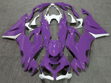 Acheter Carénage Moto Kawasaki ZX6R 2019-2022 - Blanc Violet