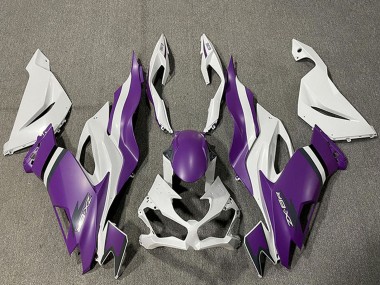 Acheter Carénages Moto Kawasaki ZX6R 2019-2022 - Blanc Violet