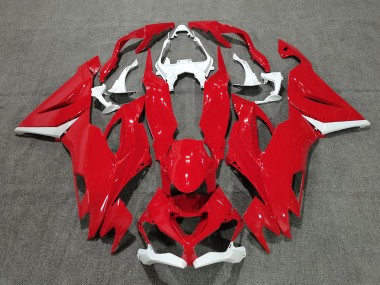 Acheter Carénages Moto Kawasaki ZX6R 2019-2022 - Blanc Rouge