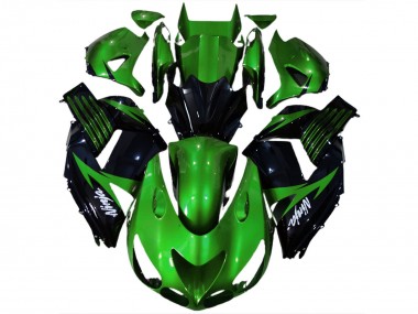 Acheter Carénage Moto Kawasaki ZX14R 2006-2011 - Vert Noir Brillant Blanc Ninja