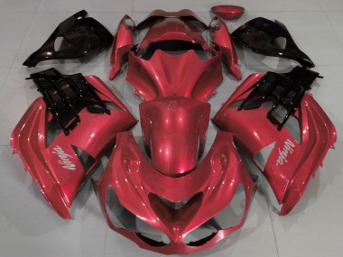 Acheter Carénages Moto Kawasaki ZX14R ZZR1400 2012-2024 - Rouge Noir