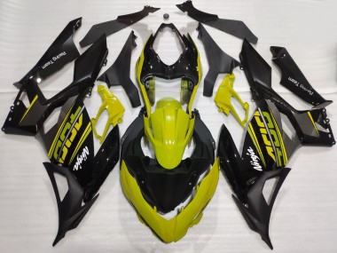 Acheter Carénages Moto Kawasaki Ninja 400 2018-2024 - Jaune Noir Brillant Noir Mat OEM Style