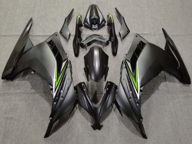 Acheter Carénages Moto Kawasaki Ninja 300 2013-2017 - Noir Mat Vert