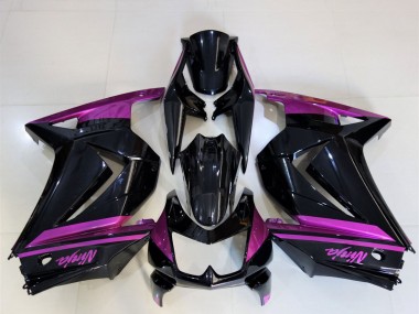 Acheter Carénages Moto Kawasaki Ninja 250 2008-2012 - Noir Brillant Violet