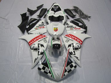 Acheter Carénages Moto Yamaha R1 2012-2014 - Blanc Rouge Vert Noir Abarth Wudy Motul
