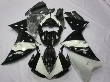 Acheter Carénages Moto Yamaha R1 2012-2014 - Noir Brillant Blanc Argent