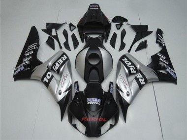 Acheter Carénages Moto Honda CBR1000RR 2004-2005 - Argent Noir Brillant Repsol