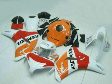 Acheter Carénages Moto Honda CBR1000RR 2008-2011 - Orange Blanc Rouge Noir Repsol