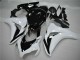 Kits Carénage Moto ABS Honda CBR1000RR 2008-2011 - Blanc Noir Brillant