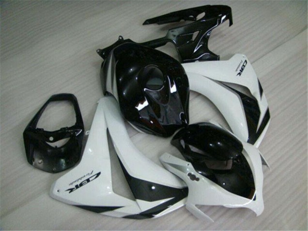 Kits Carénage Moto ABS Honda CBR1000RR 2008-2011 - Blanc Noir Brillant
