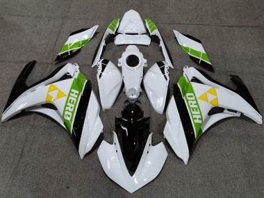 Acheter Carénages Moto Yamaha R3 2015-2018 - Blanc Vert Noir Brillant