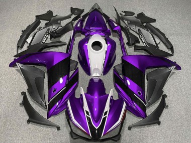 Acheter Carénages Moto Yamaha R3 2015-2018 - Violet Blanc Noir Brillant