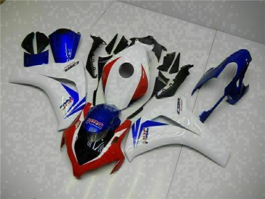 Acheter Kits Carénage Moto ABS Honda CBR1000RR 2008-2011 - Blanc Rouge Bleu HRC
