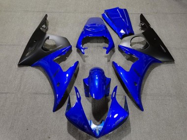 Acheter Carénages Moto Yamaha R6 2005 - Bleu Noir Mat