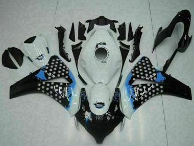Acheter Carénage Moto Honda CBR1000RR 2008-2011 - Blanc Bleu Noir Brillant